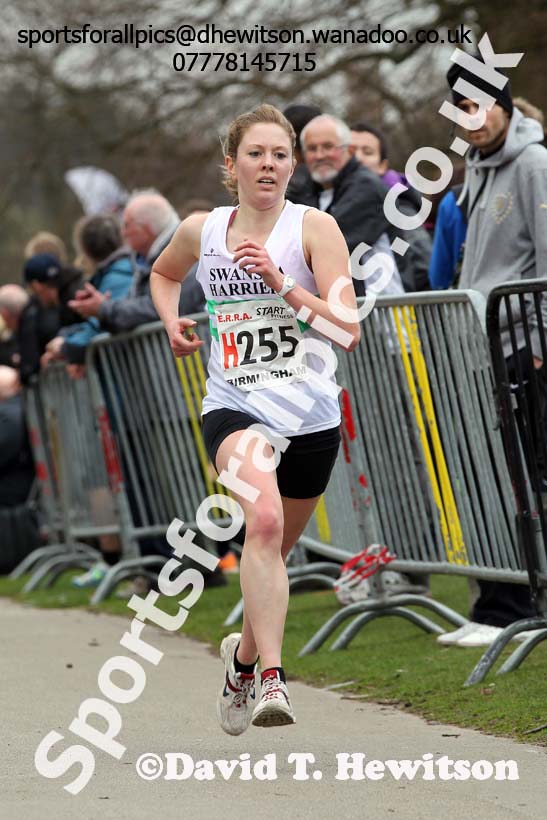 Sian Edwards (Swansea) finishing 2nd in the National 6 Stage Relay, National 12 and 6 Stage Relays, Sutton Park, Birmingham. Photo: David T. Hewitson/Sports for All Pics